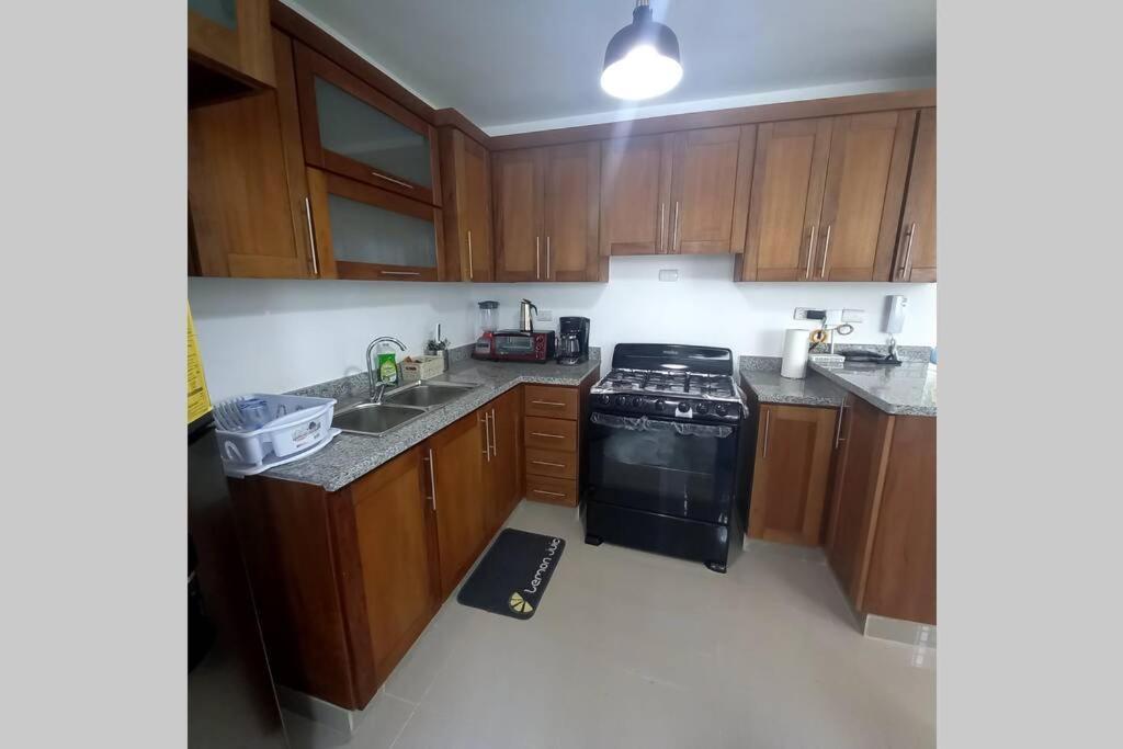 Confortable Apartamento De 3 Tres Habitaciones, Con Hermosa Vista De Area Verde, Ademas De Piscinas Y Juegos Infantiles En Area Recreativa Santiago De Los Caballeros Εξωτερικό φωτογραφία